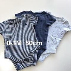 babyGAP ロンパース 3枚セット 0-3ヶ月のサムネイル