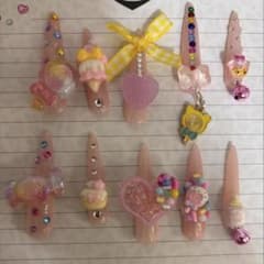 ネイルチップ付け爪 キッズ子供ギャルのサムネイル
