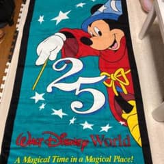 WALT Disney wolrd 25周年バスタオルのサムネイル