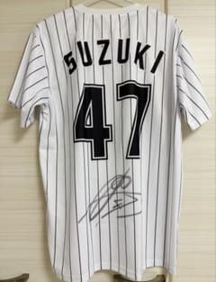 鈴木昭汰　ユニフォームTシャツ　サイン入り 鈴木昭汰 ユニフォームTシャツ サイン入り - メルカリ