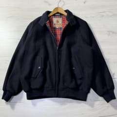 極美品】BARACUTA G9 ウール ハリントンジャケット 44 ネイビー - メルカリ