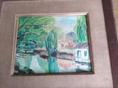 【値下げしました】春陽会会員・小川緑の画「北原白秋の里」 値下げしました】春陽会会員・小川緑の画「北原白秋の里」 - メルカリ