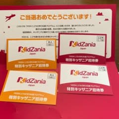 キッザニア東京　2部チケット大人2枚子供2枚のサムネイル
