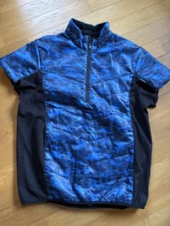 半袖防寒ブルゾン　カモフラブルー　L L ワークマンのサムネイル