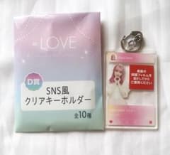 イコラブ　齋藤樹愛羅　SNS風クリアキーホルダー