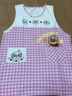 アンパンマン エプロン ピンク 保育のサムネイル