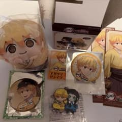 鬼滅の刃　我妻善逸　明治村 もちころりんぬいぐるみ ジョイフル 缶バッジのサムネイル