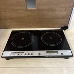 2口IHクッキングヒーター PPIT-2IH-BK アイリスオーヤマ - メルカリ
