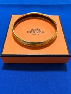 HERMES エルメス エマイユ PM バングル ゴールド/イエローのサムネイル