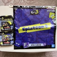 Splatoon 3 디자인 타월 F상 약 27cm (덤 포함)