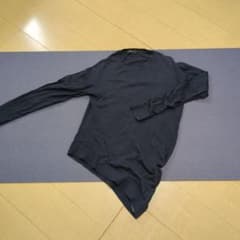 Theory アシンメトリー 長袖カットソー ネイビー Sのサムネイル