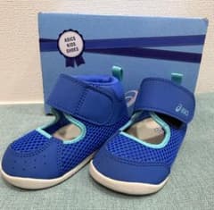SUKU2 アシックス スクスクMESHOES FIRST 青 13.0のサムネイル