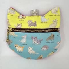 ぎんのすけ&きらら様専用⭐️ユキエモン ねこちゃんポーチ ねこ図鑑