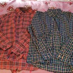 グリーンピース様専用 チェックシャツまとめ売 L PLAYBOY ゴールデンベアのサムネイル