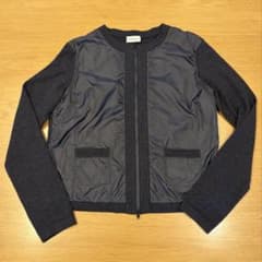 MONCLER ダークグレー カーディガン Lサイズのサムネイル