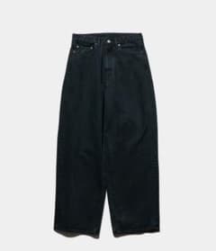 Black Washed Wide Denim Pants30 Black - メルカリ