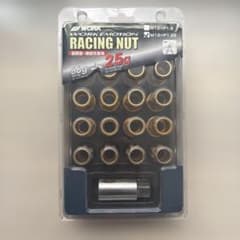 WORK EMOTION RACING NUT M12xP1.25 ゴールド - メルカリ