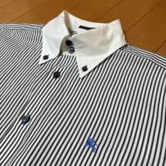 BURBERRY BLACK LABEL ストライプ 半袖シャツ サイズ2 - メルカリ