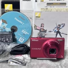 【動作品 極美品　付属品完備】Nikon COOLPIX S6100 レッド 動作品 極美品 付属品完備】Nikon COOLPIX S6100 レッド - メルカリ