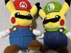 ピカチュウ　マリオ　ぬいぐるみ　セットのサムネイル