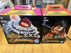 【おまけ付き】ワンピース　一番くじ　ルフィ　カタクリ　フィギュアのサムネイル