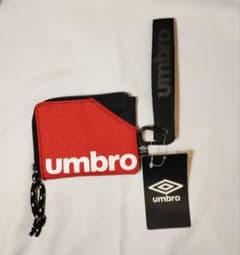 [Brand New with Tags] Umbro L-shaped Zipper Men's Wallet, Red, Approx. 9cm x 12cm