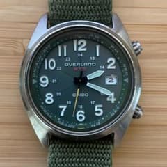 値下げ】CASIO OVERLAND 電波ソーラー腕時計 OVW-100BJ - メルカリ