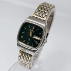 新品電池/稼働　CITIZEN QUARTZ 腕時計 デイデイト　コンビカラー