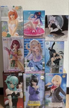 【新品未使用】 タイクレ 美少女 フィギュア 9点 セット まとめ売り 新品、未開封】美少女フィギュア 9種セット まとめ売り - メルカリ