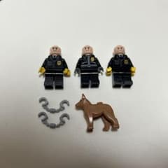 LEGO レゴ ミニフィグ 警察官 3体 警察犬 手錠 まとめ売りのサムネイル