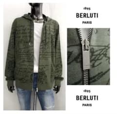 ベルルッティ BERLUTI パーカー グリーン カーキ Mのサムネイル