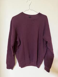 UNIQLO スウェットシャツ　Mサイズ　ワインレッドのサムネイル