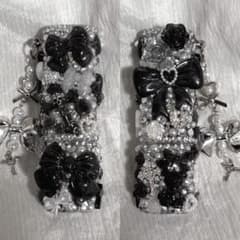 iQOSイルマワンケース デコケース 黒 赤地雷系 ゴスロリ パンク ギャル