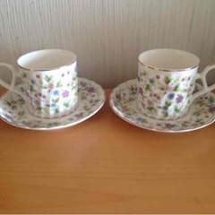 花柄コーヒーカップセットのサムネイル