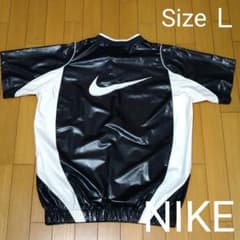 NIKE ナイキ　野球Vジャン 半袖ピステ　サイズLのサムネイル