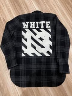 off-white 初期　ナンバリング　チェックシャツのサムネイル