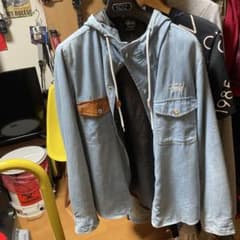 Stussy フード付きカバーオール ライトブルーのサムネイル