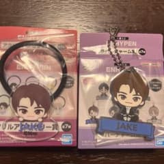 enhypen 제이크 이치 반 쿠지 아크릴 액세서리 고무 매력 세트