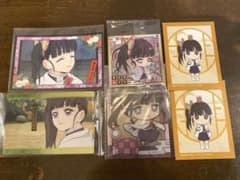 鬼滅の刃 ウエハース カード デコステッカー シール 栗花落カナヲ セット★のサムネイル