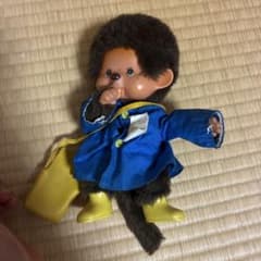 d*7様 モンチッチ ぬいぐるみ 青いコート 黄色いブーツのサムネイル