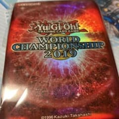 遊戯王WCS2019　スリーブ　赤　未開封のサムネイル