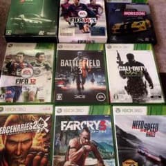 xbox360 ソフト9本のサムネイル