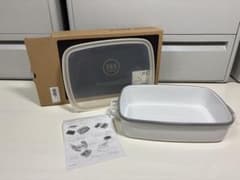 美品❤︎365methods❤︎ホーローオーブンディッシュ浅型M❤︎ホワイトcottaのサムネイル