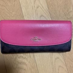 COACH コーチ 長財布 ピンクのサムネイル