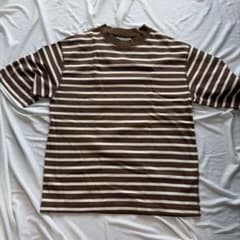 MHL.ボーダー Tシャツ ブラウンのサムネイル