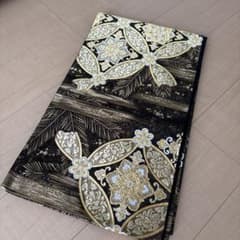 名古屋帯 金糸 華文様 七宝繋ぎ - メルカリ