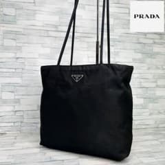 極美品　160 PRADA プラダ　ハンドバッグ　トートバッグ　ブラック　eb8 極美品 160 PRADA プラダ ハンドバッグ トートバッグ ブラック eb8