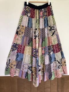 nest Robe パッチワークスカート nest Robe パッチワークスカート - メルカリ