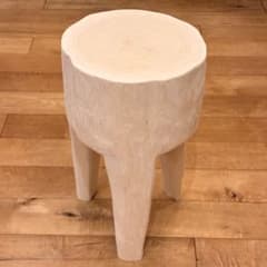 ひのき 丸太 スツール 3本脚 No.1569 - メルカリ