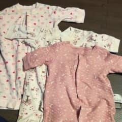 ロンパース 女の子 60　3枚セットのサムネイル
